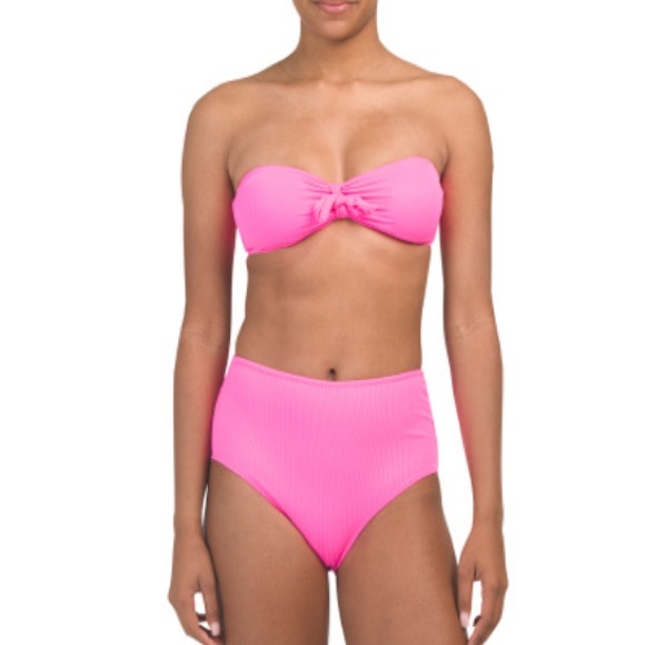 strapless bikini set